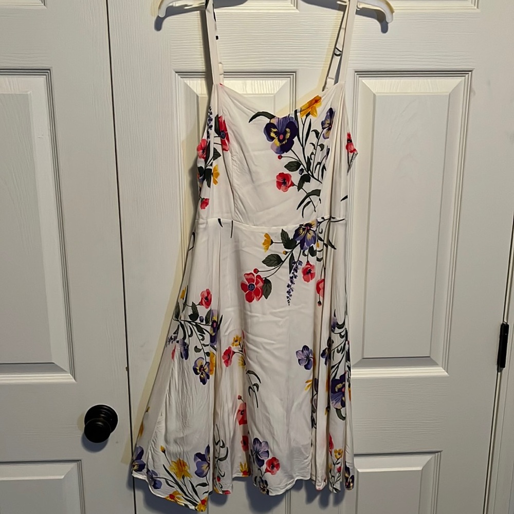 White cami dress